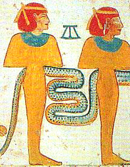ыжеволосые богини, из могилы фараона Мернептаа (Merneptah)