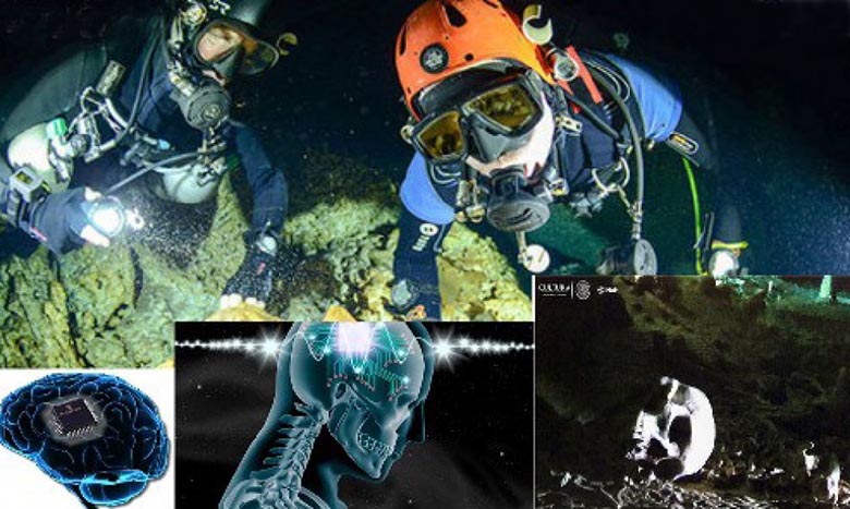 12000-летний череп с микросхемой обнаружили под водой в Мексике