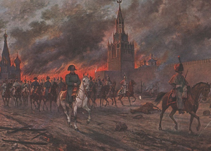 Странный пожар в Москве 1812 года, очень похожий на ядерную атаку " />


