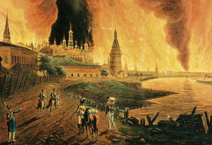 Странный пожар в Москве 1812 года, очень похожий на ядерную атаку " />


