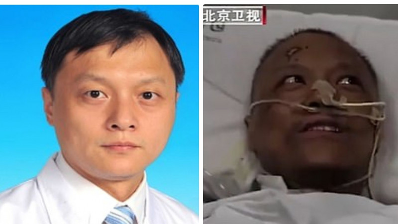 Китайские врачи стали черными из-за коронавируса