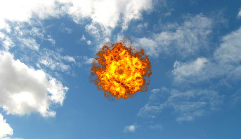 Необъяснимый огненный шар плясал в небе над Бакингемширом