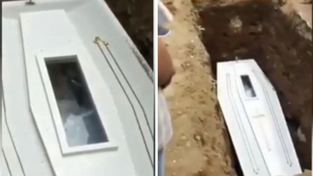 В Индонезии покойник помахал рукой из гроба (ВИДЕО)