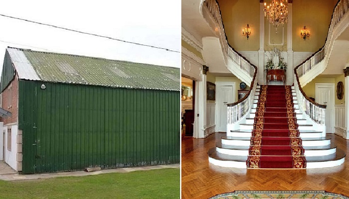 В Британии наткнулись на роскошный особняк, замаскированный за стенами сарая
