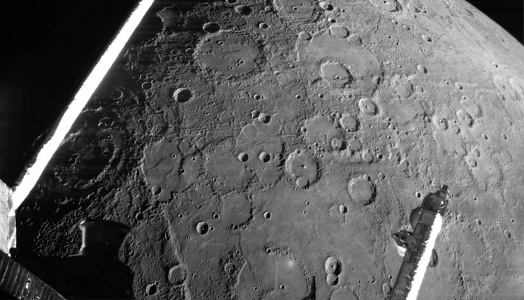 Аппарат BepiColomobo запечатлел покрытую кратерами поверхность Меркурия