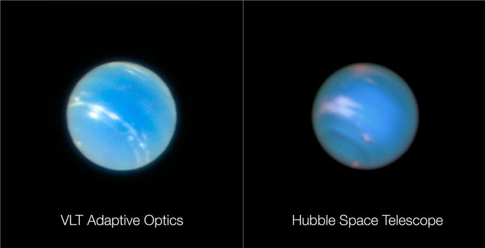 Невероятное изображение Нептуна было получено с Земли