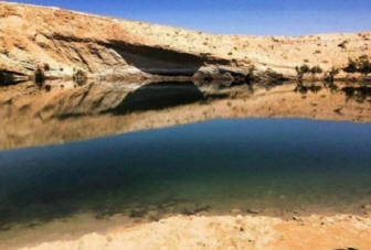 Таинственное озеро внезапно появилось в пустыне Туниса