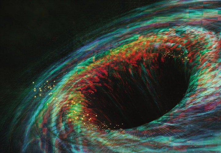 Массивная черная дыра движется к Земле со скоростью 110 км в секунду