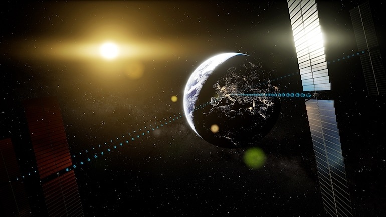 Ученые предложили создать спутник, передающий солнечную энергию на Землю