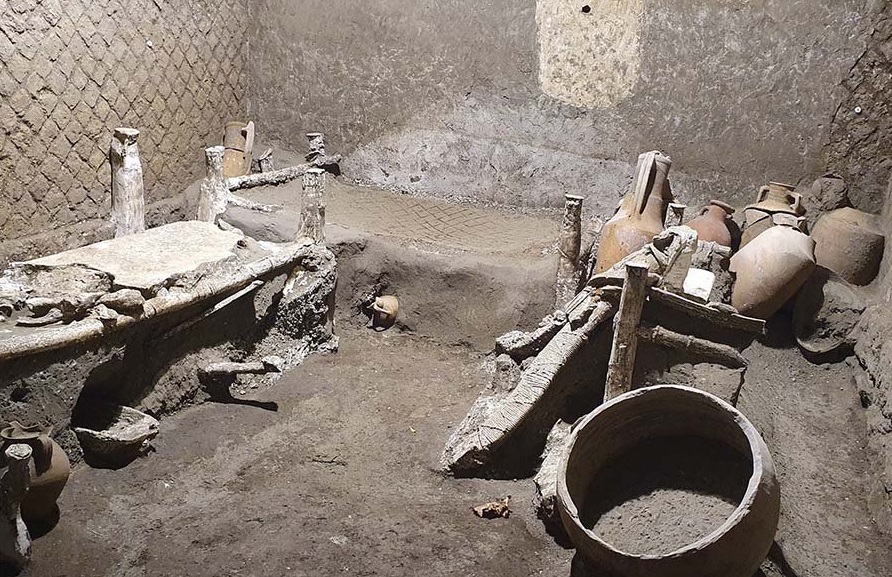В Помпеях археологи нашли комнату для рабов