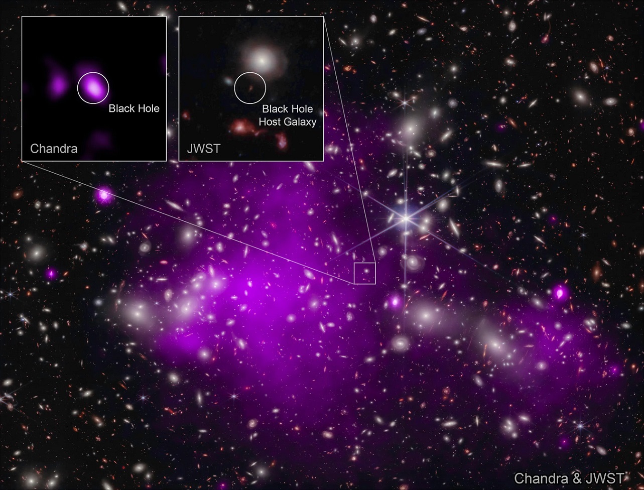 Астрономы обнаружили сверхмассивную черную дыру