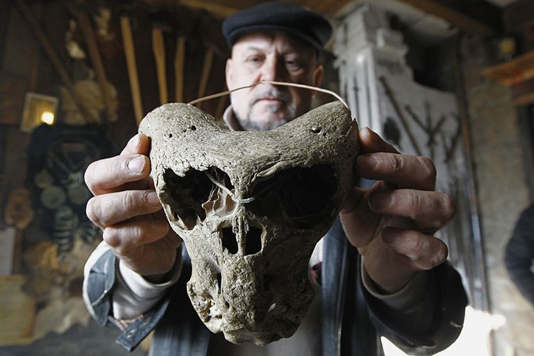 В России найден оккультный нацистский ящик с останками пришельца