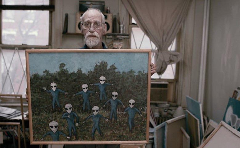 Американец пишет картины о встречах с прекрасными инопланетянками