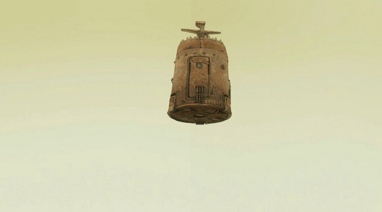 НЛО в виде летающей ступы из фильма «Кин-дза-за»