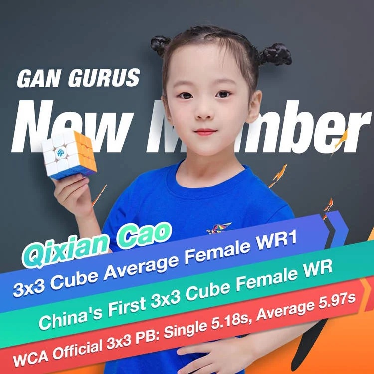 В Китае 6-летняя девочка установила мировой рекорд по сборке кубика Рубика