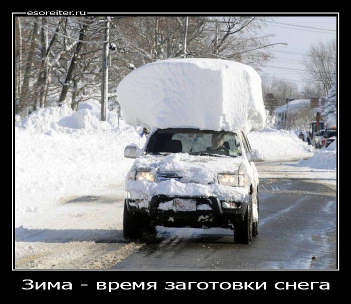 Фото дня: Снежная страда