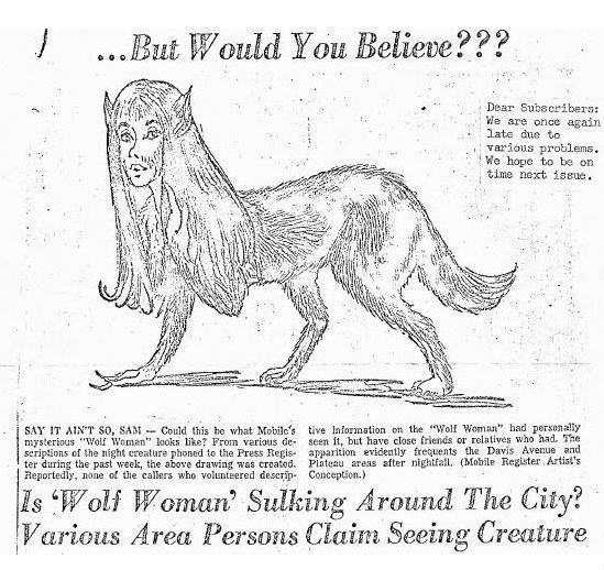 Загадочная женщина-волк из Алабамы