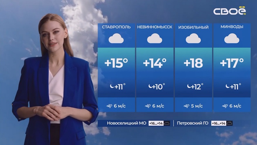 На российском ТВ появилась виртуальная ведущая