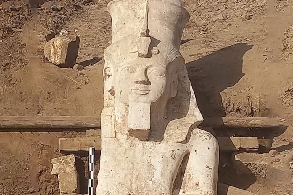 В Египте нашли верхнюю половину знаменитой статуи Рамсеса Великого