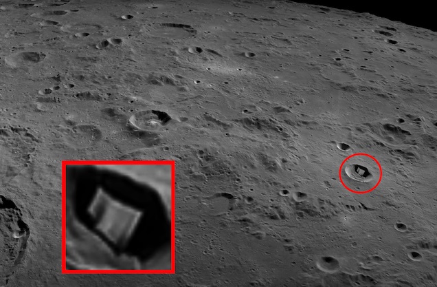 На Луне обнаружили странную 2-километровую структуру