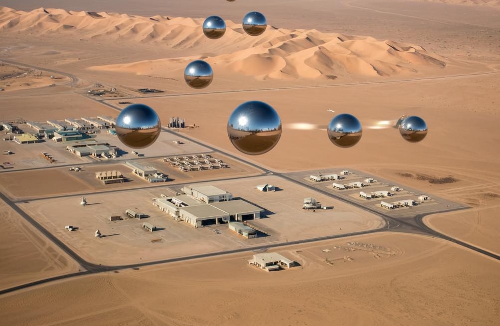 Загадочные сферы появляются над военными базами США