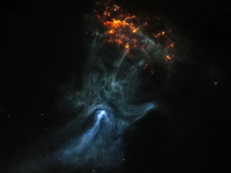«Рука Бога» в объективе телескопов НАСА: Скрытые тайны жуткой туманности
